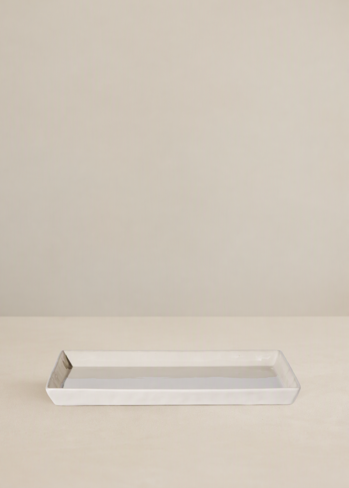 Cloud Rectangle Platter XL | Chalk