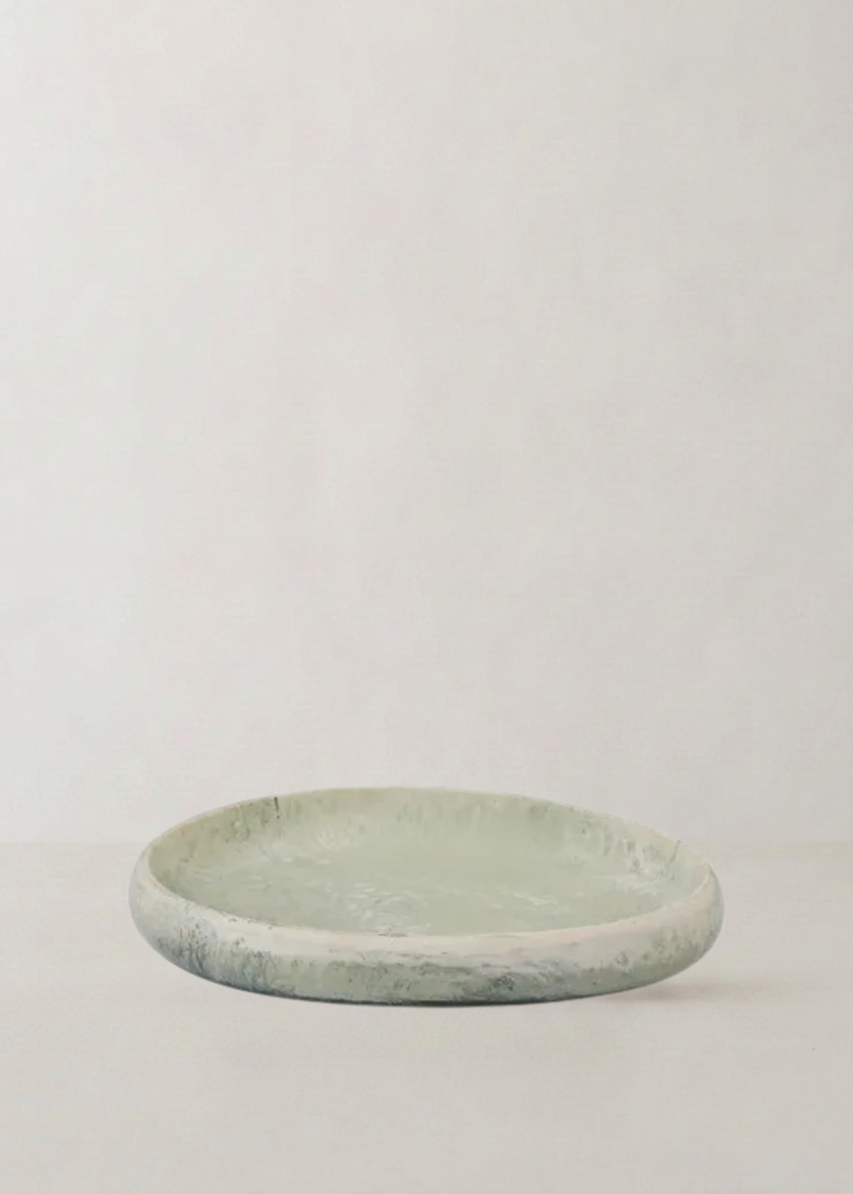 Muse Resin Pebble Tray | Sage