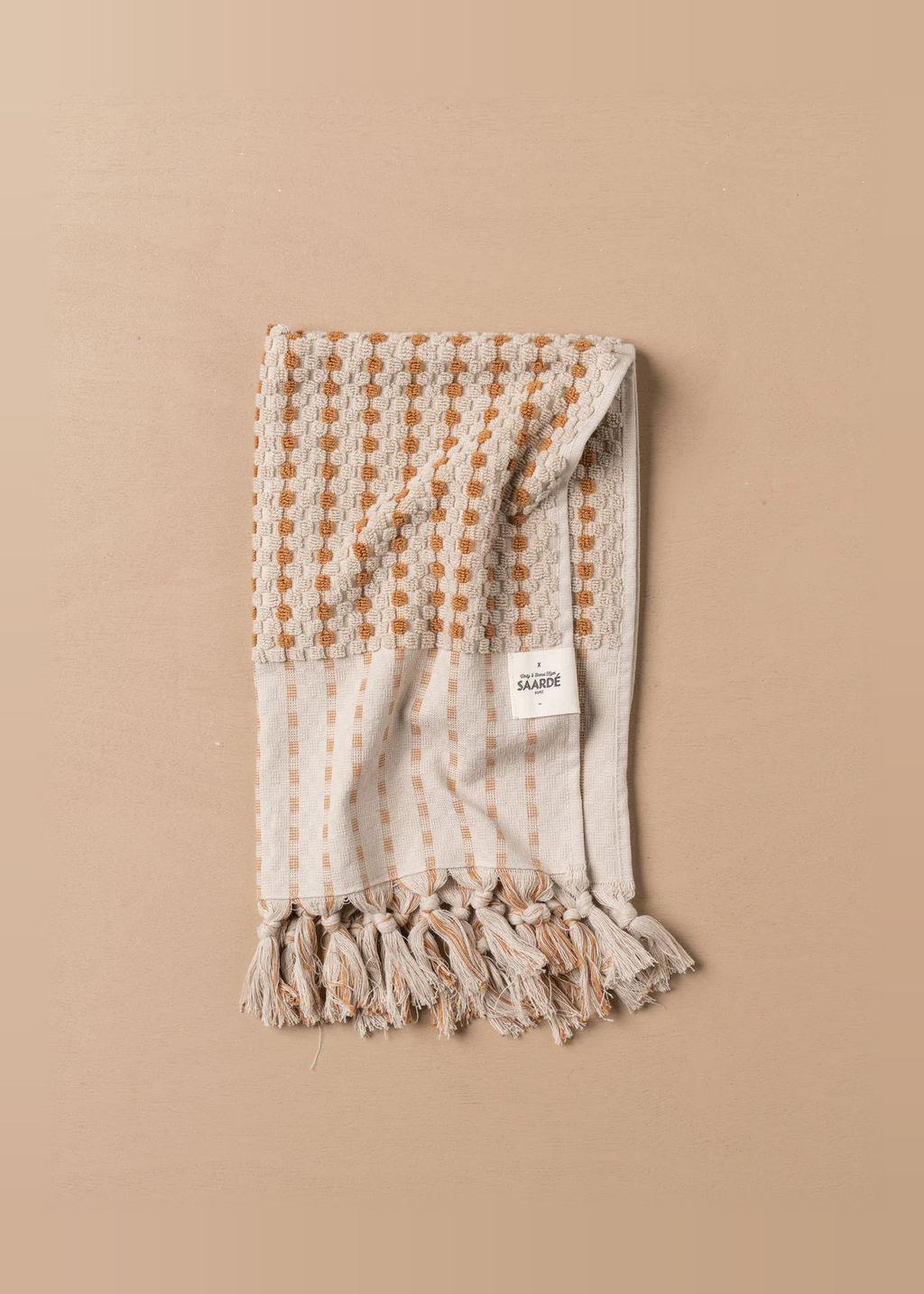 Chickpea Hand Towel | Stone/Terracotta