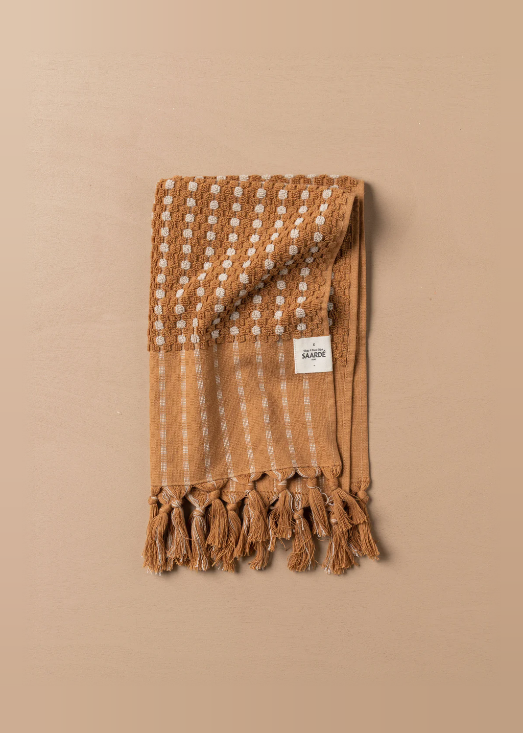 Chickpea Hand Towel | Terracotta/Stone