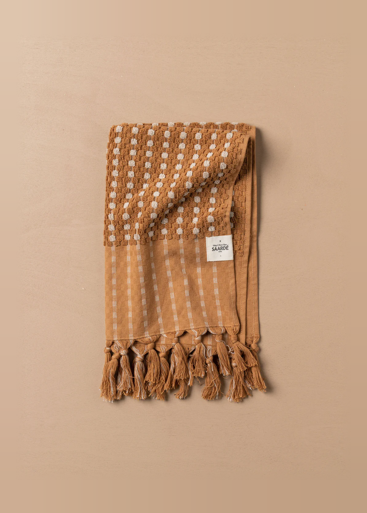 Chickpea Hand Towel | Terracotta/Stone