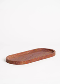 Line Tray | Burnt Travertine