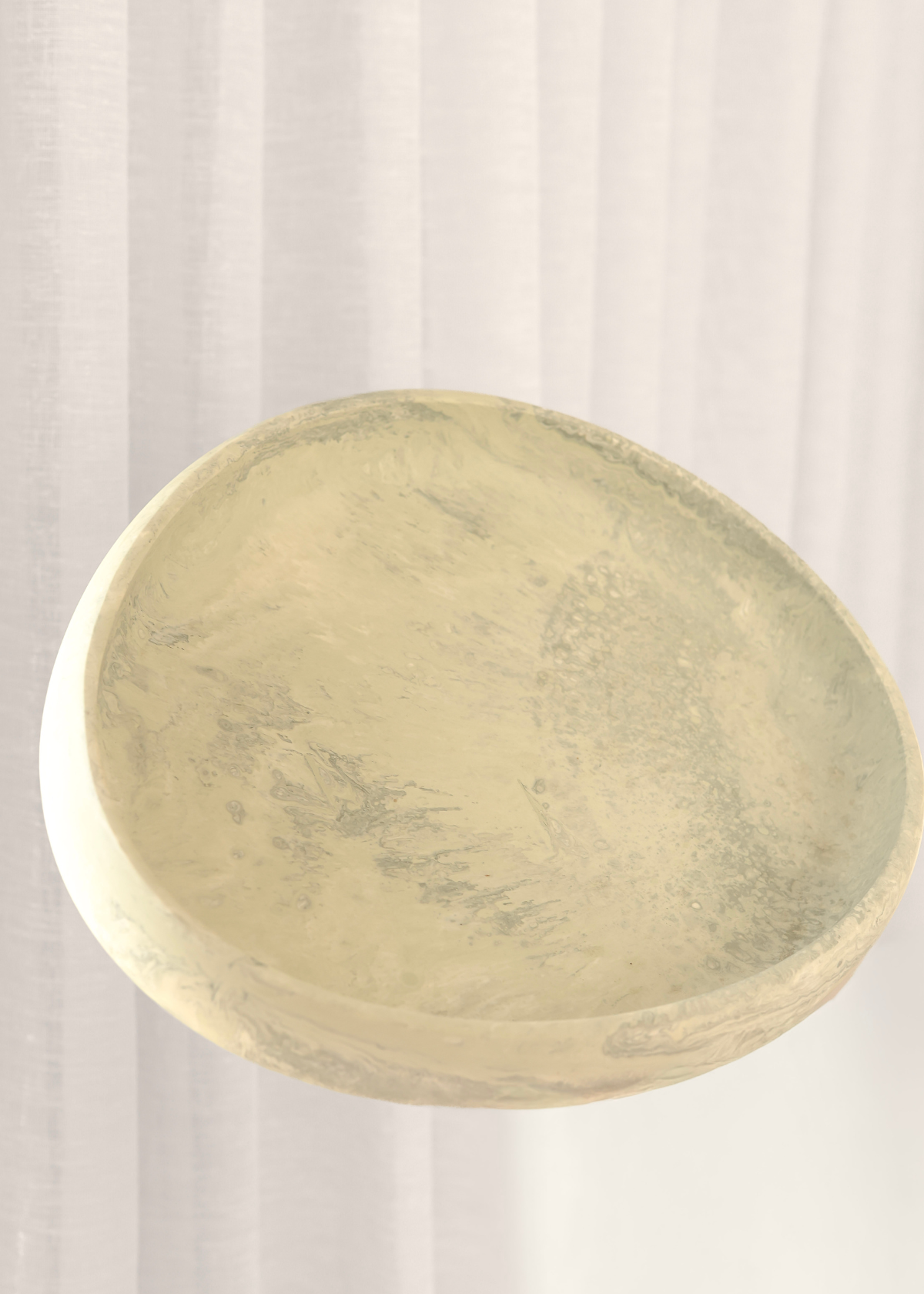 Muse Resin Pebble Tray | Sage