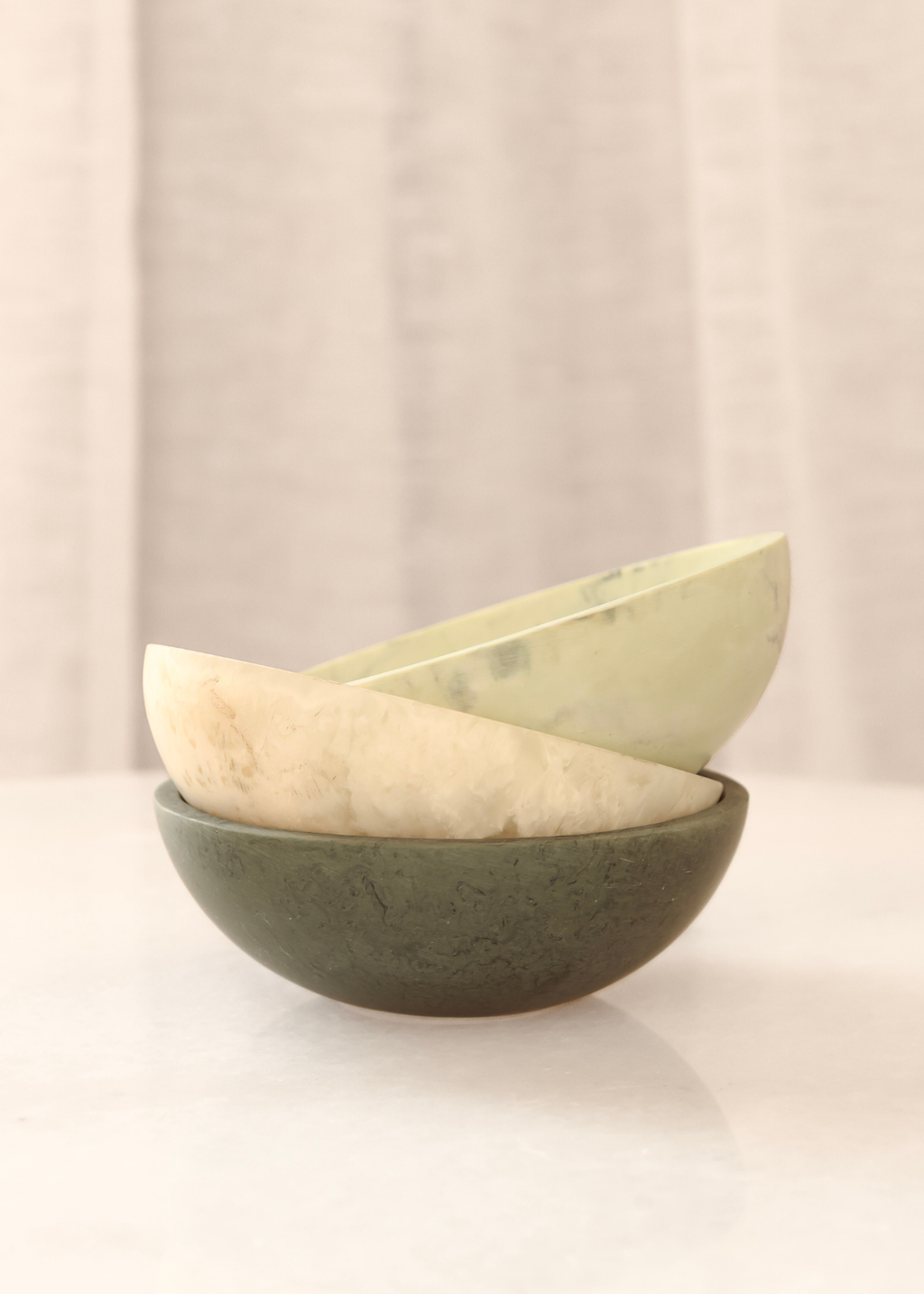 Muse Resin Small Bowl | Sage