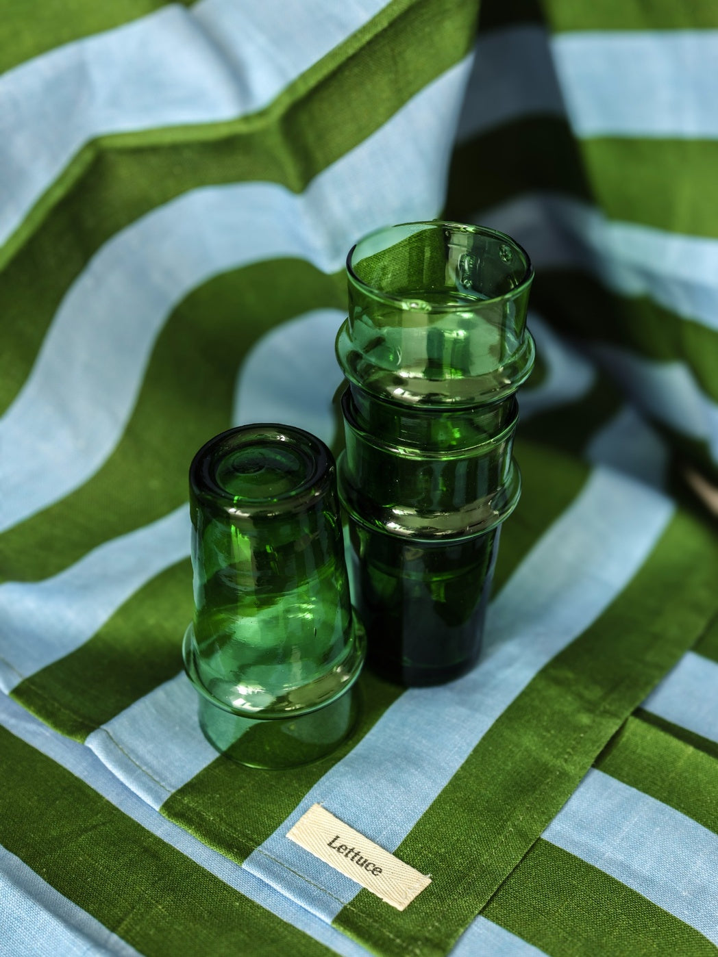 Beldi Tea Glass Green | Medium